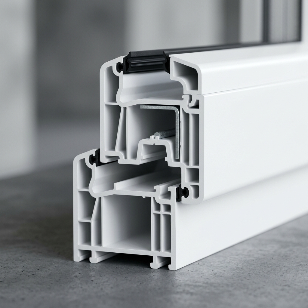 White uPVC Profile