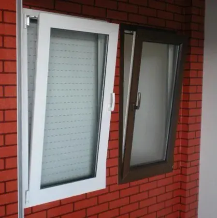UPVC sliding door fabricated from 60 series UPVC profiles